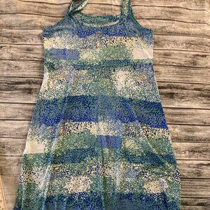 Columbia Women's Sleeveless Dress UPF 50 Omni-Freeze Size Medium Navy Blue